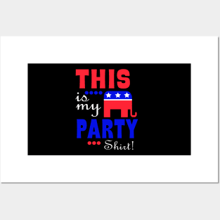 This Is My Republican Party Posters and Art